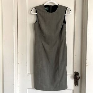 Vintage, Sleeveless, Wool Dress By Ralph Lauren.